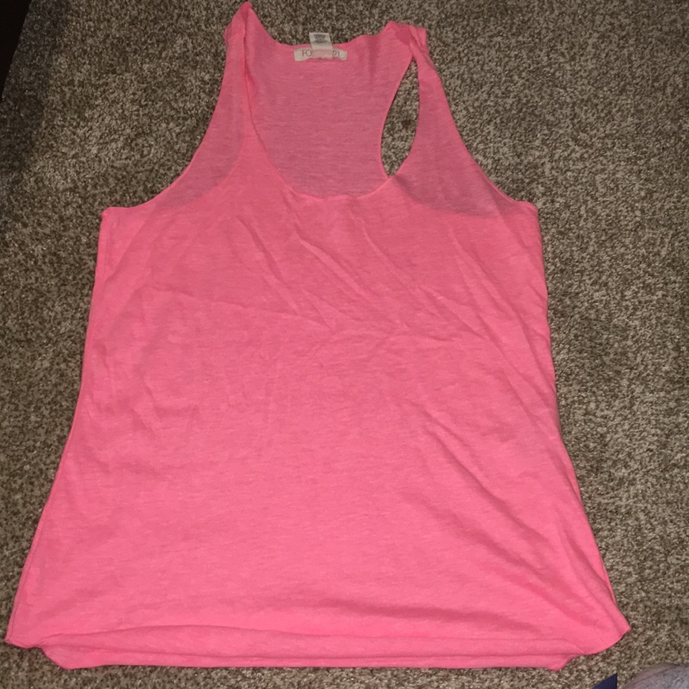 Pink tank top